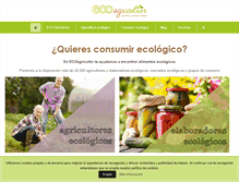 Tablet Screenshot of ecoagricultor.com